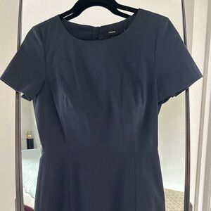 Theory Beautiful Blue Sheath Dress
